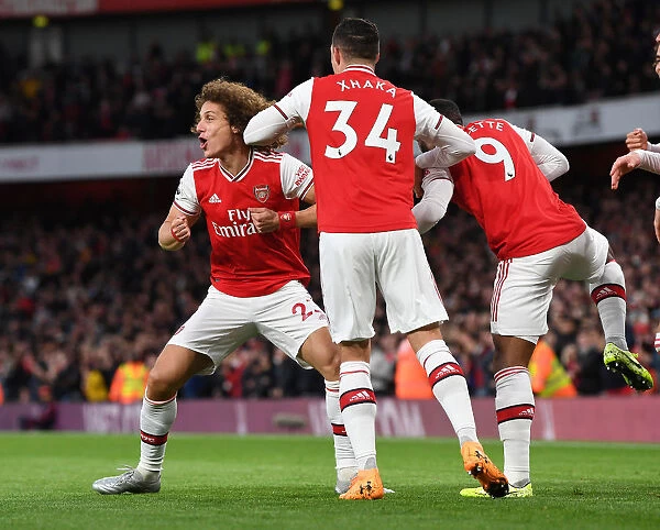 Arsenal's David Luiz Scores Second Goal Against Crystal Palace in Premier League Showdown (2019-20)