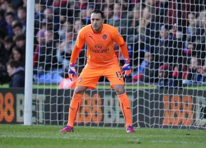 Framed Print : Arsenal's David Ospina in Action Against Crystal Palace (2014-15)