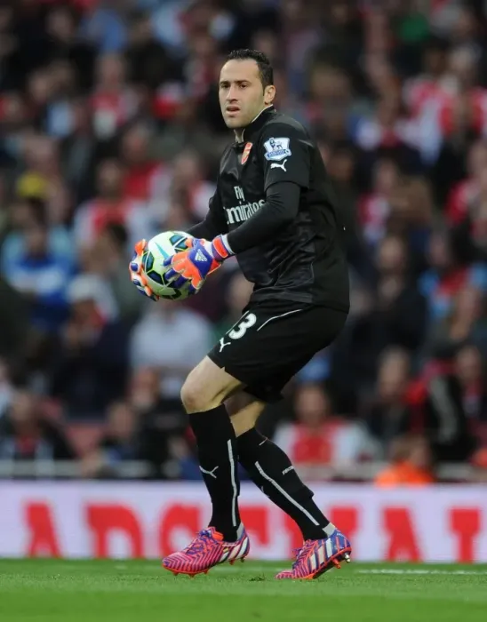 Framed Print : Arsenal's David Ospina in Action Against Swansea City (2014 / 15) Framed Print : Arsenal's David Ospina in Action Against Swansea City (2014 / 15)