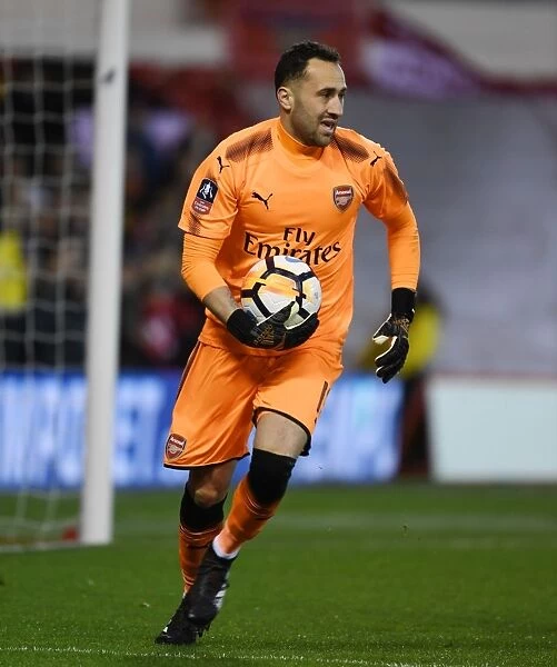 Arsenal's David Ospina in FA Cup Action: Nottingham Forest vs Arsenal (2017-18)