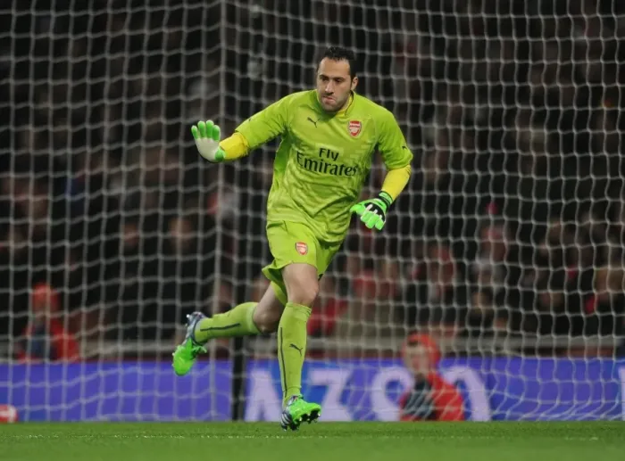 Framed Print : Arsenal's David Ospina in FA Cup Action: Arsenal vs. Hull City (2014-15)