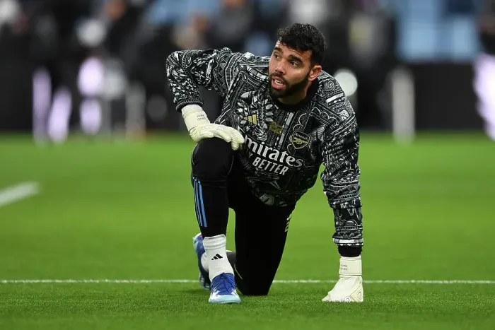 Framed Print : Arsenal's David Raya Gears Up for Aston Villa Showdown in Premier League (December 2023)