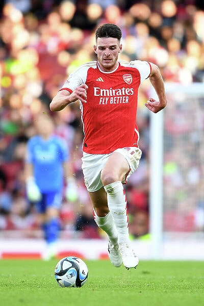 Arsenal's Declan Rice in Action against AS Monaco at the Emirates Cup 2023-24