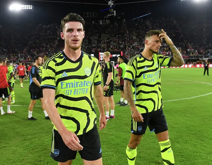 Framed Print : Arsenal's Declan Rice Observes MLS All-Star Game