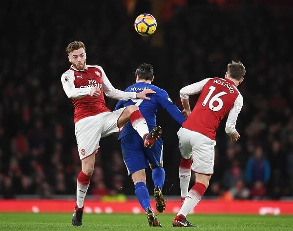 Arsenal's Defensive Duo vs. Morata: Intense Rivalry in the Arsenal vs. Chelsea Showdown