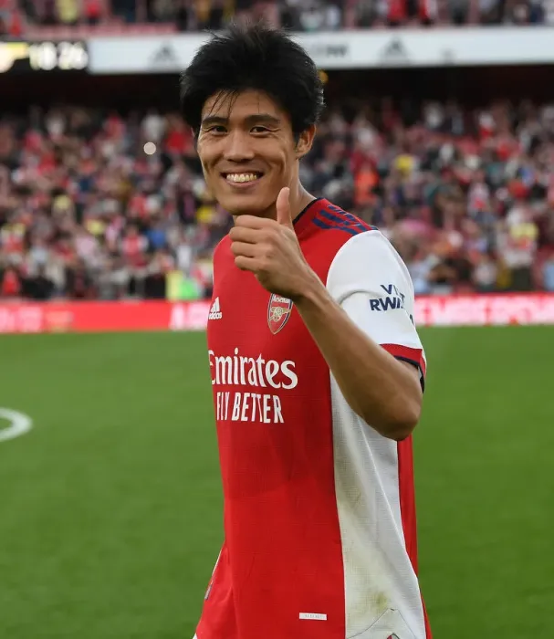 Framed Print : Arsenal's Derby Triumph: Tomiyasu Scores the Winner against Tottenham Framed Print : Arsenal's Derby Triumph: Tomiyasu Scores the Winner against Tottenham
