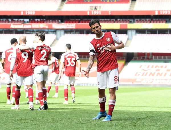 Arsenal's Disallowed Goal: Frustrating Moment as Ceballos's Score is Denied at Empty Emirates Against Fulham (April 2021)