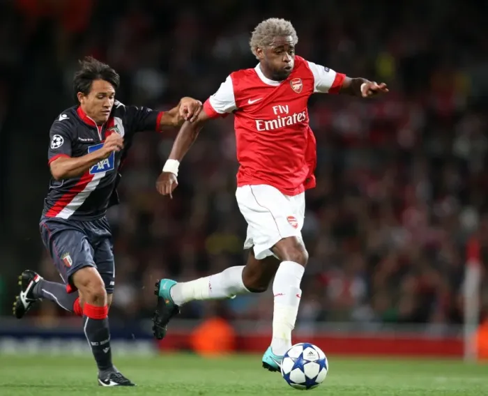 Framed Print : Arsenal's Dominance: Alex Song Shines in 6-0 UEFA Champions League Victory over SC Braga Framed Print : Arsenal's Dominance: Alex Song Shines in 6-0 UEFA Champions League Victory over SC Braga