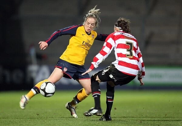 Arsenal's Dominance: Gemma Davison Scores Double as Arsenal Ladies Crush Doncaster Rovers Belles 5-0 in FA Premier League Cup Final
