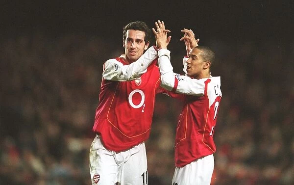 Arsenal's Dominant Performance: 5-1 Over Crystal Palace in FA Premier League, Highbury, London, 2005