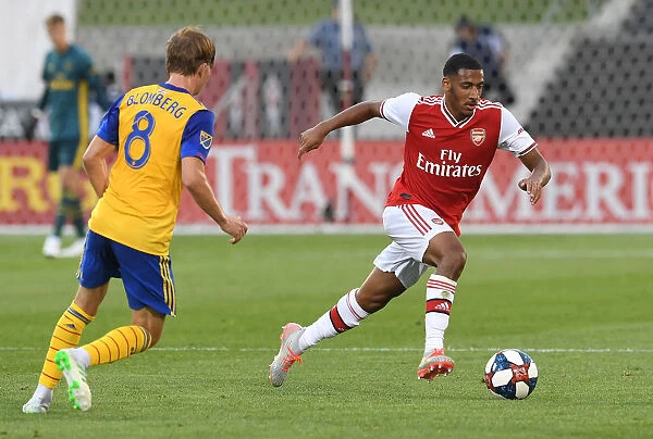 Arsenal's Dominic Thompson in Action Against Colorado Rapids