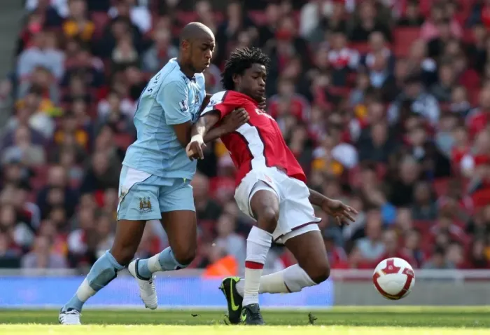 Framed Print : Arsenal's Double Victory: Alex Song Shines in 2:0 Win over Manchester City, Barclays Premier League, Emirates Stadium, 4 / 4 / 09 Framed Print : Arsenal's Double Victory: Alex Song Shines in 2:0 Win over Manchester City, Barclays Premier League, Emirates Stadium, 4 / 4 / 09