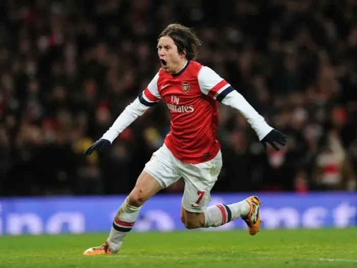 Framed Print : Arsenal's Double Victory: Rosicky's Brace Secures FA Cup Triumph Over Tottenham Framed Print : Arsenal's Double Victory: Rosicky's Brace Secures FA Cup Triumph Over Tottenham