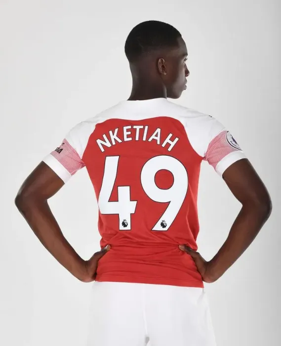 Framed Print : Arsenal's Eddie Nketiah at 2018 / 19 First Team Photo Call Framed Print : Arsenal's Eddie Nketiah at 2018 / 19 First Team Photo Call