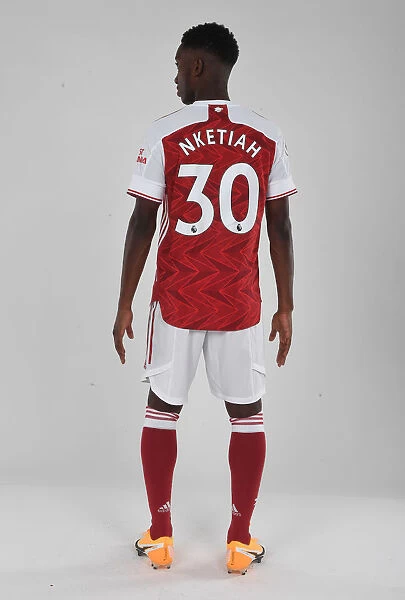 Arsenal's Eddie Nketiah at 2020-21 First Team Photoshoot