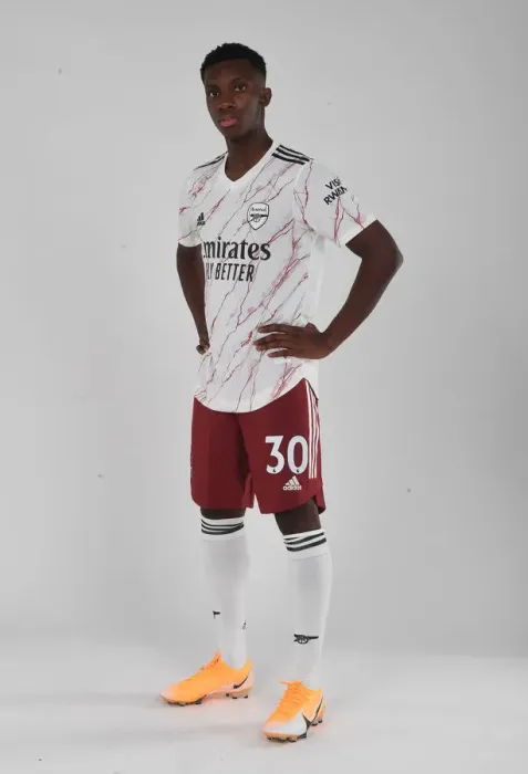Framed Print : Arsenal's Eddie Nketiah at 2020-21 First Team Photoshoot Framed Print : Arsenal's Eddie Nketiah at 2020-21 First Team Photoshoot