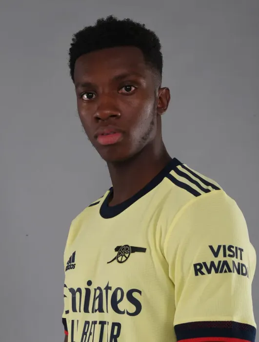 Framed Print : Arsenal's Eddie Nketiah at 2021-22 First Team Photocall