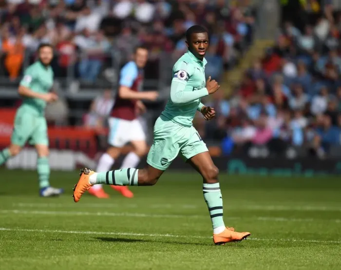 Framed Print : Arsenal's Eddie Nketiah in Action: Burnley vs. Arsenal (2018-19) Framed Print : Arsenal's Eddie Nketiah in Action: Burnley vs. Arsenal (2018-19)