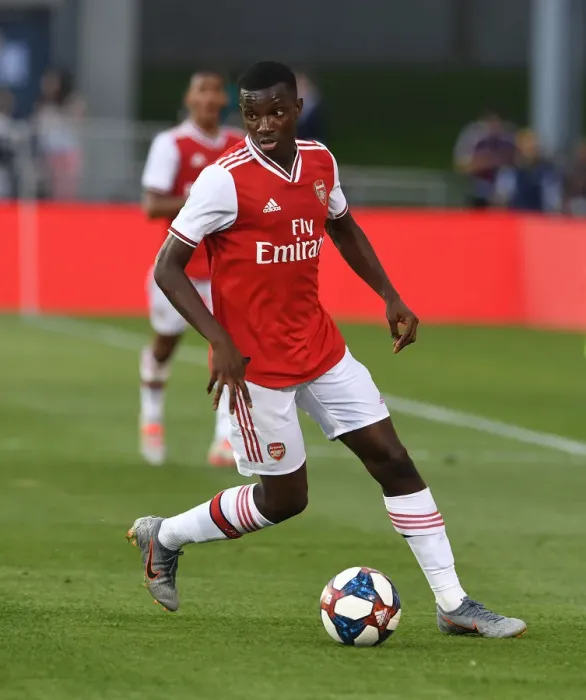Framed Print : Arsenal's Eddie Nketiah in Action Against Colorado Rapids Framed Print : Arsenal's Eddie Nketiah in Action Against Colorado Rapids