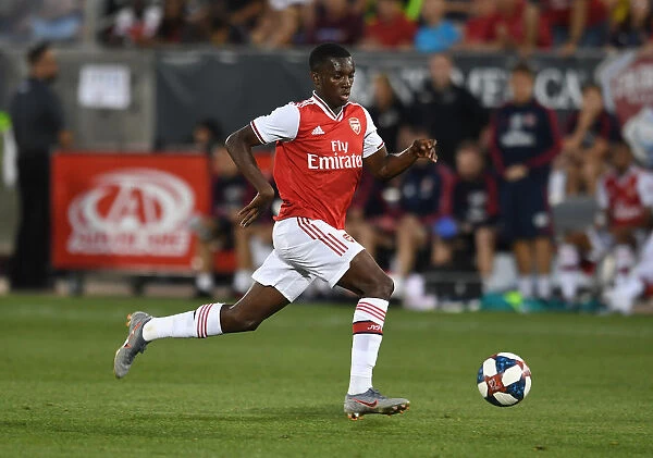 Arsenal's Eddie Nketiah in Action against Colorado Rapids