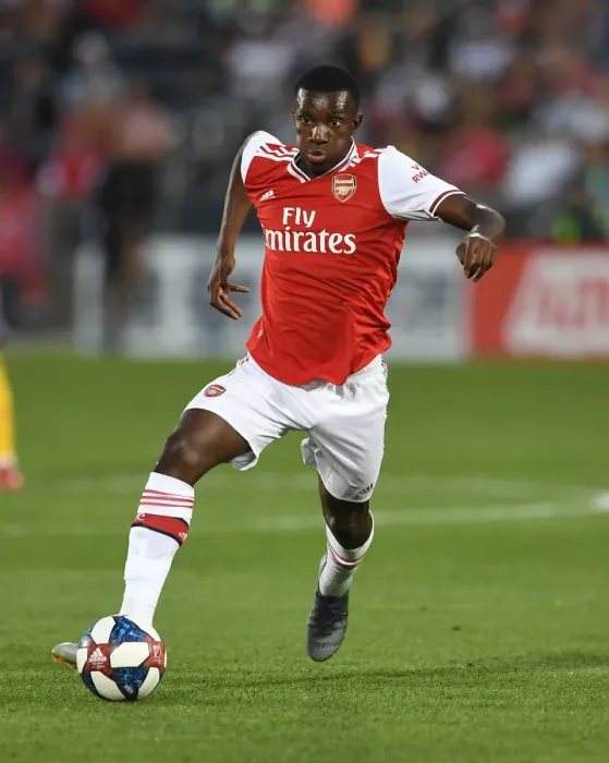 Framed Print : Arsenal's Eddie Nketiah in Action Against Colorado Rapids (2019-20)