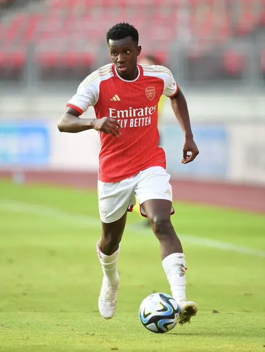 Framed Print : Arsenal's Eddie Nketiah in Action against FC Nurnberg: Pre-Season Friendly, July 2023 Framed Print : Arsenal's Eddie Nketiah in Action against FC Nurnberg: Pre-Season Friendly, July 2023