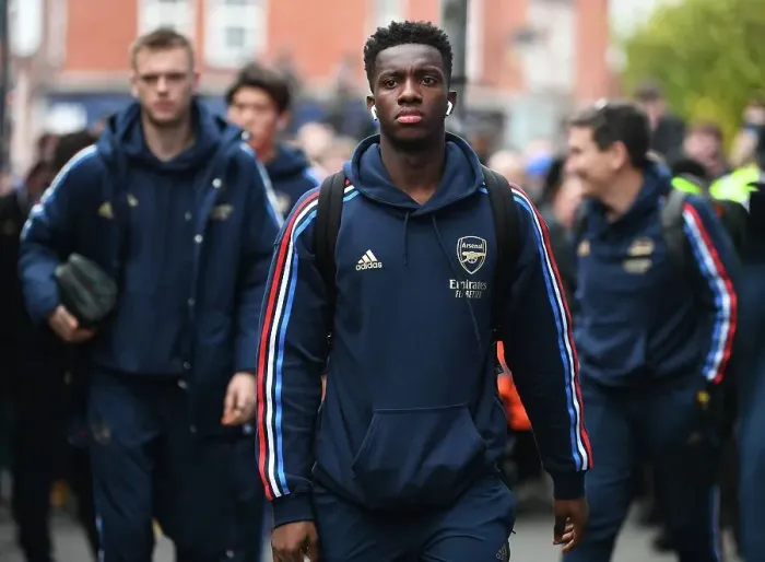 Framed Print : Arsenal's Eddie Nketiah Arrives at Goodison Park Ahead of Everton Clash - Premier League 2022-23 Framed Print : Arsenal's Eddie Nketiah Arrives at Goodison Park Ahead of Everton Clash - Premier League 2022-23