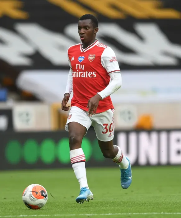 Framed Print : Arsenal's Eddie Nketiah Faces Off Against Wolverhampton Wanderers in Premier League Clash (2019-2020) Framed Print : Arsenal's Eddie Nketiah Faces Off Against Wolverhampton Wanderers in Premier League Clash (2019-2020)