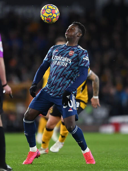 Arsenal's Eddie Nketiah Goes Head-to-Head with Wolverhampton Wanderers in Premier League Battle