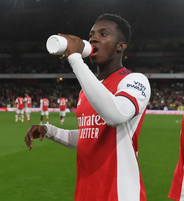 Framed Print : Arsenal's Eddie Nketiah Readies for Carabao Cup Clash Against AFC Wimbledon Framed Print : Arsenal's Eddie Nketiah Readies for Carabao Cup Clash Against AFC Wimbledon