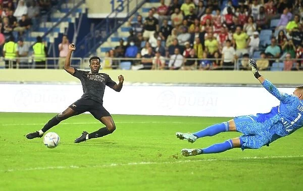 Arsenal's Eddie Nketiah Scores in Dubai Super Cup Win Against Olympique Lyonnais