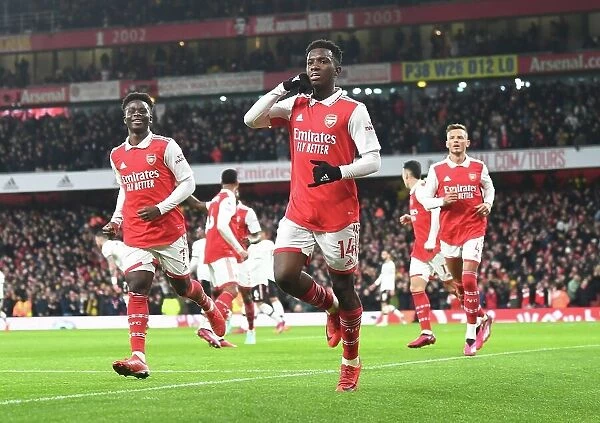 Arsenal's Eddie Nketiah Scores First Goal: Arsenal FC vs Manchester United, Premier League 2022-23