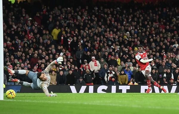 Arsenal's Eddie Nketiah Scores Third Goal Against West Ham in 2022-23 Premier League
