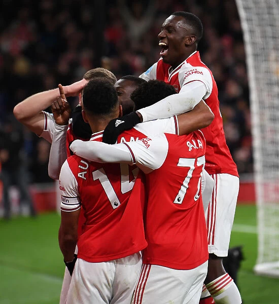 Arsenal's Eddie Nketiah Scores Second Goal vs. Newcastle United in Premier League (2019-20)