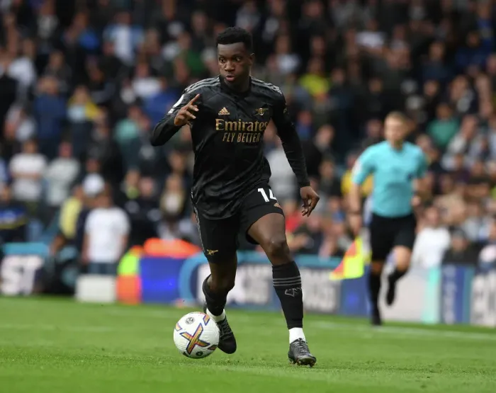 Framed Print : Arsenal's Eddie Nketiah Shines in Leeds United Showdown (2022-23 Premier League) Framed Print : Arsenal's Eddie Nketiah Shines in Leeds United Showdown (2022-23 Premier League)