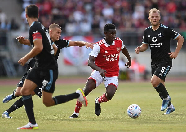 Arsenal's Eddie Nketiah Shines in Pre-Season Clash Against 1. FC Nurnberg