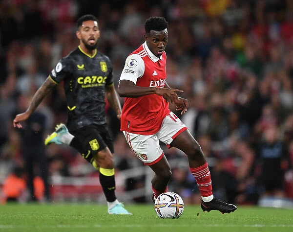 Arsenal's Eddie Nketiah Shines in Premier League Clash Against Aston Villa