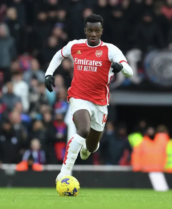 Framed Print : Arsenal's Eddie Nketiah Shines: A Star-Studded Victory Over Crystal Palace (2023-24) Framed Print : Arsenal's Eddie Nketiah Shines: A Star-Studded Victory Over Crystal Palace (2023-24)