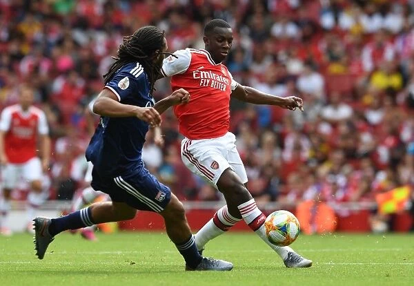 Arsenal's Eddie Nketiah Steals the Show at Emirates Cup 2019: Arsenal vs. Olympique Lyonnais