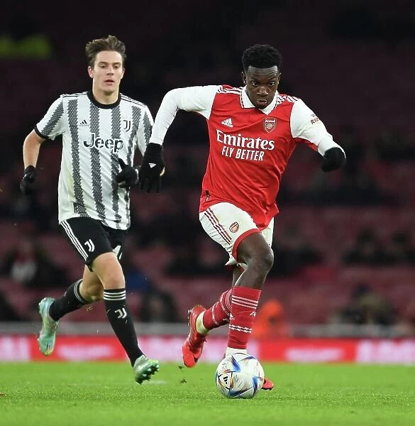 Arsenal's Eddie Nketiah Takes on Juventus at Emirates Stadium (2022-23)