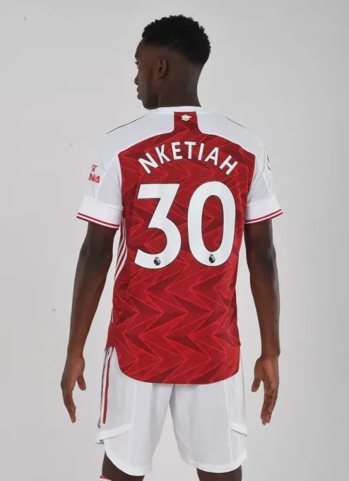 Framed Print : Arsenal's Eddie Nketiah in Training: 2020-21 Season