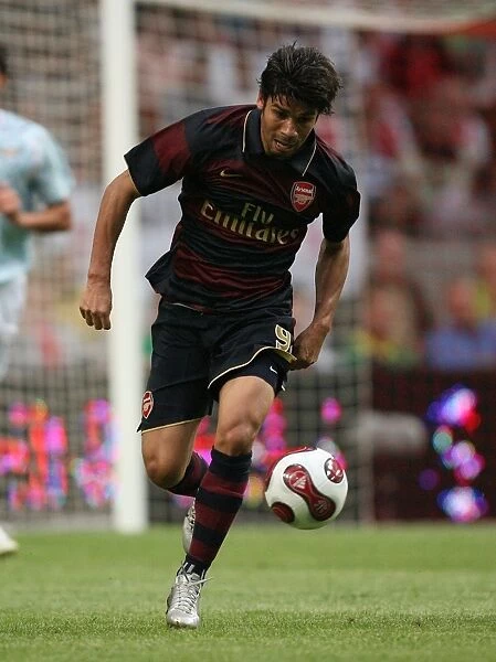 Arsenal's Eduardo Scores in 2:1 Victory over Lazio at Amsterdam Tournament