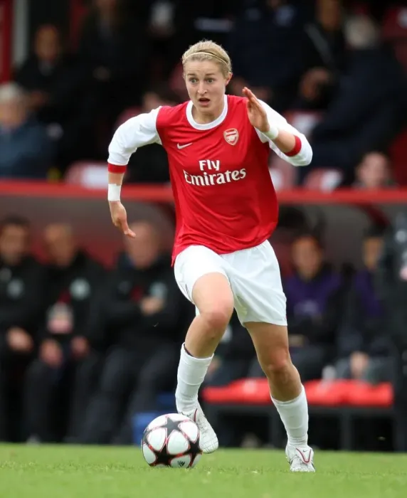 Framed Print : Arsenal's Ellen White Scores Historic 9-Goal Haul in UEFA Women's Champions League Victory over ZFK Masinic