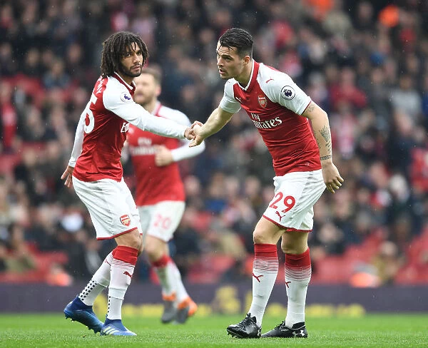 Arsenal's Elneny and Xhaka: A Force to Reckon With Against Southampton (2017-18)