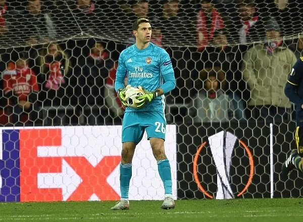 Arsenal's Emi Martinez in Action against Standard Liege in UEFA Europa League Group F