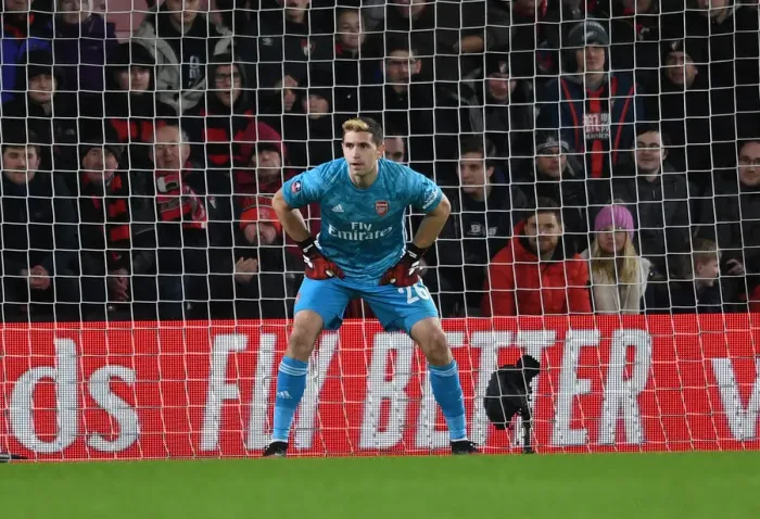 Framed Print : Arsenal's Emi Martinez: Unyielding Guardian in FA Cup Battle vs. AFC Bournemouth Framed Print : Arsenal's Emi Martinez: Unyielding Guardian in FA Cup Battle vs. AFC Bournemouth