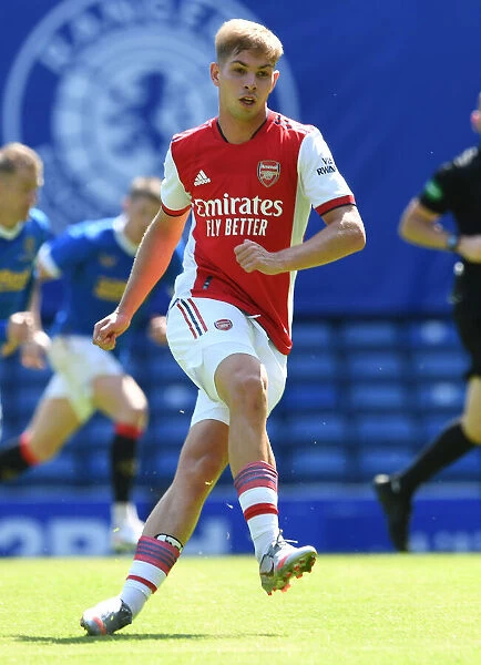 Arsenal's Emile Smith Rowe in Action against Glasgow Rangers in Pre-Season Friendly