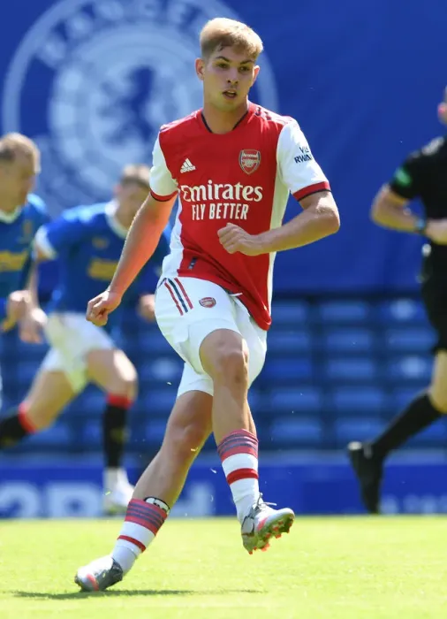 Framed Print : Arsenal's Emile Smith Rowe in Action against Glasgow Rangers in Pre-Season Friendly Framed Print : Arsenal's Emile Smith Rowe in Action against Glasgow Rangers in Pre-Season Friendly