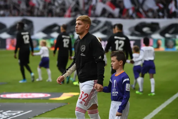 Framed Print : Arsenal's Emile Smith Rowe Gears Up for Eintracht Frankfurt Clash in Europa League Group F Framed Print : Arsenal's Emile Smith Rowe Gears Up for Eintracht Frankfurt Clash in Europa League Group F