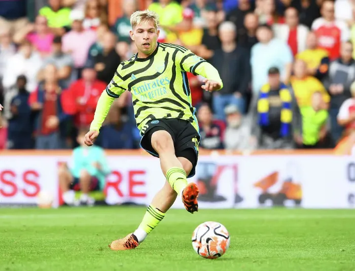 Framed Print : Arsenal's Emile Smith Rowe Scores at AFC Bournemouth, Premier League 2023-24 Framed Print : Arsenal's Emile Smith Rowe Scores at AFC Bournemouth, Premier League 2023-24